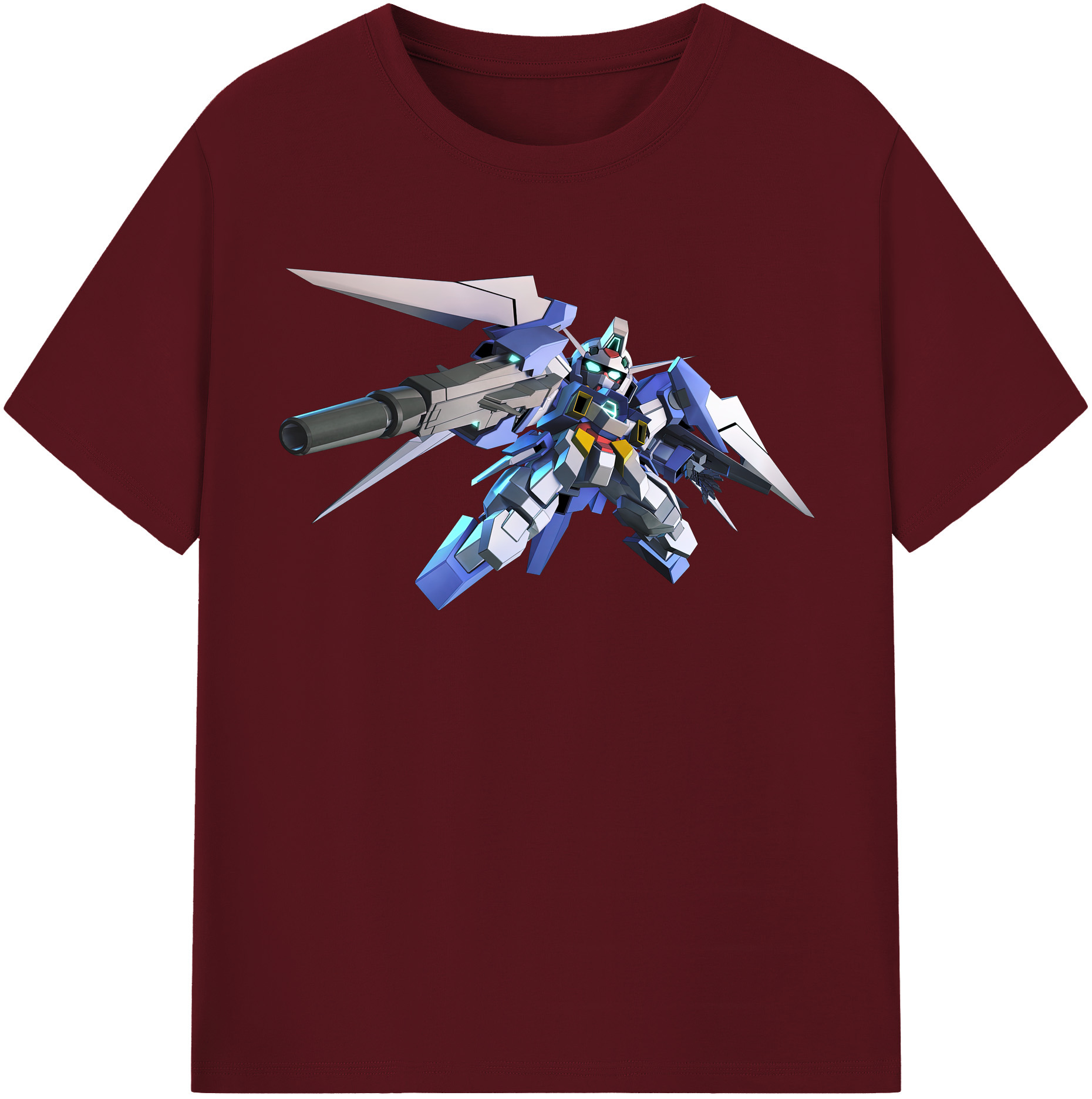 （画像用） 機動戦士ガンダム Mobile Suit Gundam 綿100％半袖Tシャツ（フロントプリント）